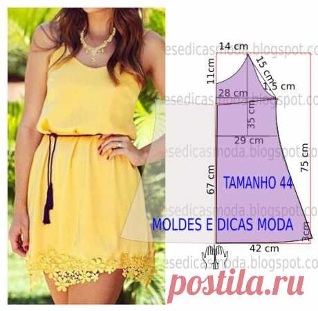 Molde de vestido fácil
