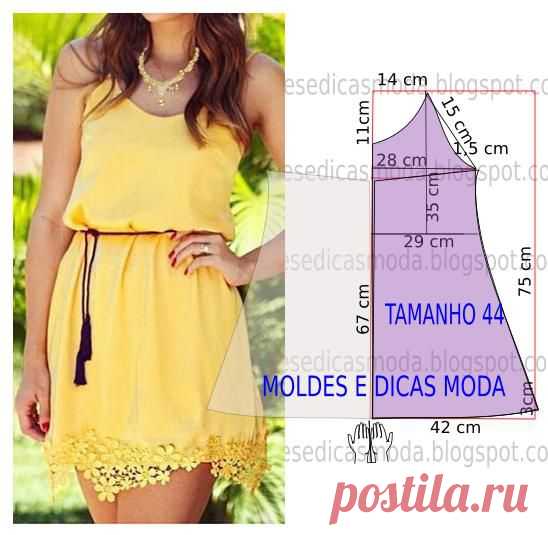 Molde de vestido fácil