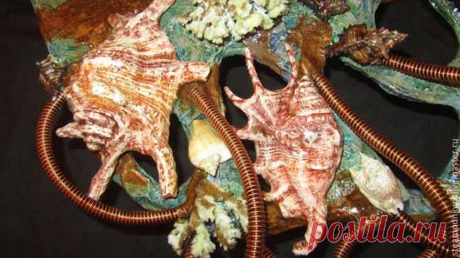 Создаем морские раковины из папье-маше