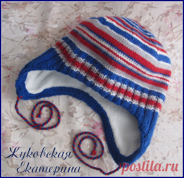 Вяжем шапочку с ушками - Ярмарка Мастеров - ручная работа, handmade