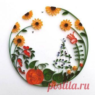 Шикарные картины в технике квиллинг — Сделай сам, идеи для творчества - DIY Ideas