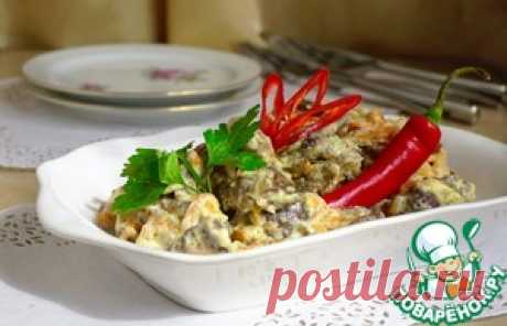 Куриные сердечки в сметане - кулинарный рецепт