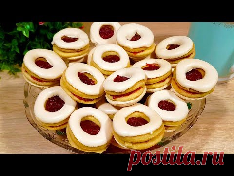 Теперь это мое любимое печенье к чаю! Быстрое и вкусное | Простой Рецепт Кулинарная Минутка ТВ