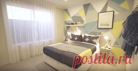 Хотите красиво украсить пустую стену в комнате? Эти две женщины из Австралии придумали простой способ сделать это