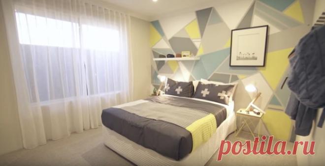 Хотите красиво украсить пустую стену в комнате? Эти две женщины из Австралии придумали простой способ сделать это