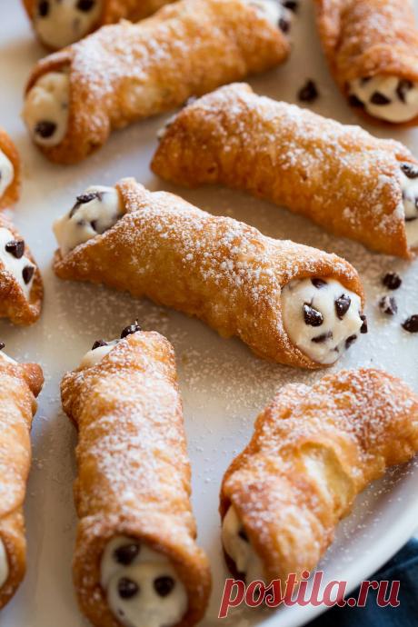 Канноли (рецепты начинки и оболочки каноли)