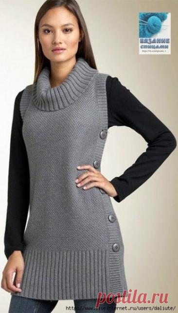 Интересная безрукавка