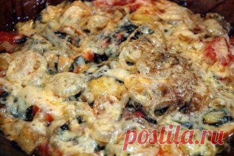 Овощное ассорти, запеченное с сыром | Семья и дом