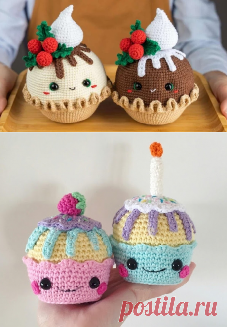 Cupcake de Amigurumi - Mil Ideas en Crochet