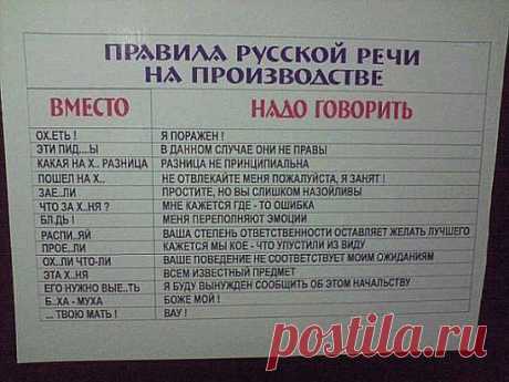 Правила русской речи!