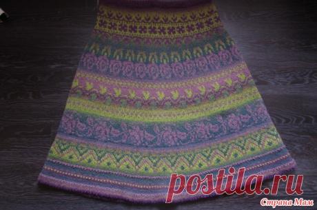 . Две юбки с жаккардом, спицами - Вязание - Страна Мам