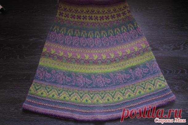 . Две юбки с жаккардом, спицами - Вязание - Страна Мам