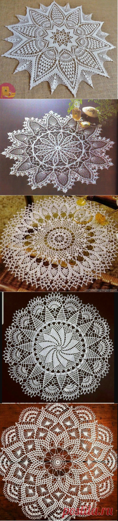 ТОП-20 красивых салфеточек со схемами. Делюсь своей коллекцией. | DIY Hand-Made | Яндекс Дзен