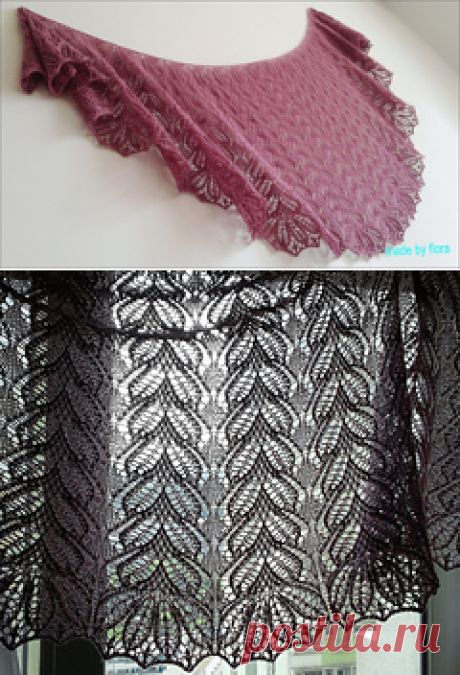Ravelry: шаль Плюм