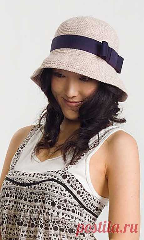 Ravelry: 210-38 Цубаки хлопок Hat шаблон с Пьеро (Gosyo Co., Ltd). Бесплатный шаблон доступный для скачивания