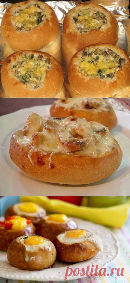 ФАРШИРОВАННЫЕ БУЛОЧКИ - БЫСТРЫЙ ЗАВТРАК