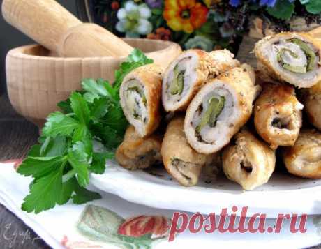 Мясные рулетики по-деревенски - очень вкусно и сочно!