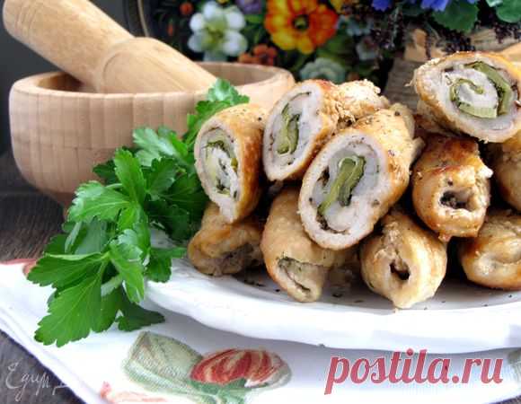 Мясные рулетики по-деревенски - очень вкусно и сочно!
