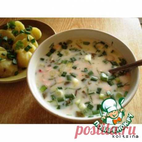 Щавелевая окрошка на кефире - кулинарный рецепт