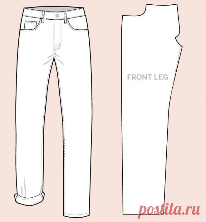 Как устранить дефекты в посадке брюк и джинсов | Рукоделие