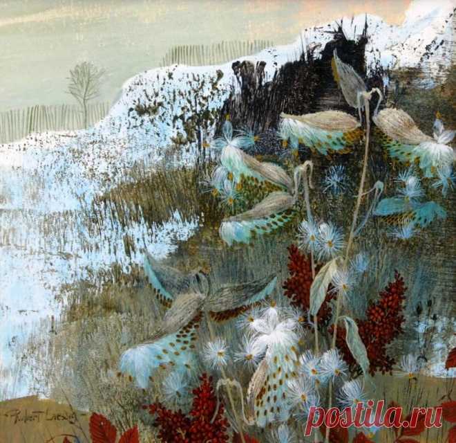 Цветущая красота природы.Художник Robert Laessig