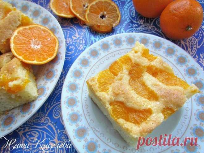 Ароматный и вкусный: мандариновый пирог — Вкусные рецепты