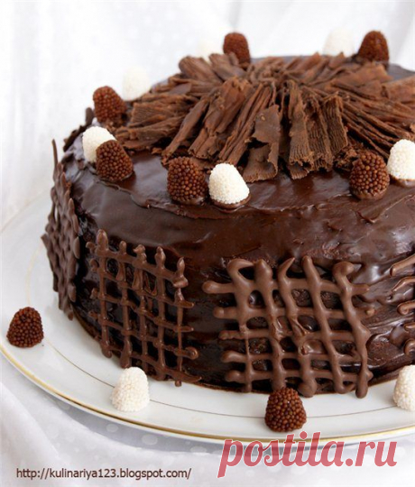 Кулинарная книга Алии: 431. Шоколадный торт с трюфельным кремом
