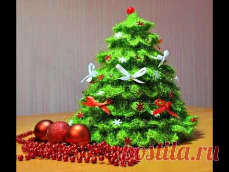 Как связать Елочку крючком    ЧАСТЬ 1   ВЯЖЕМ КОНУС. | Knit christmas tree