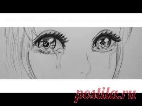 Уроки рисования. Эмоции АНИМЕ (SKETCH ANIME ) | аниме глаза
