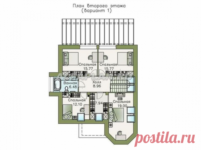 Современный загородный дом с мансардой - проект «Капелла» 596А - 188 м2, 4(5) спален | Популярные проекты домов Альфаплан | Яндекс Дзен