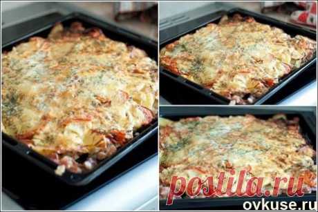 Мясо запеченное с картофелем - Простые рецепты Овкусе.ру