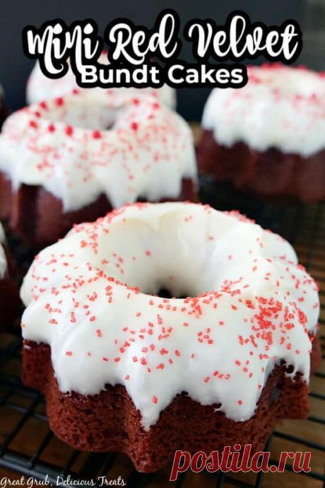 Mini bizcochos Red Velvet: comida excelente y delicias