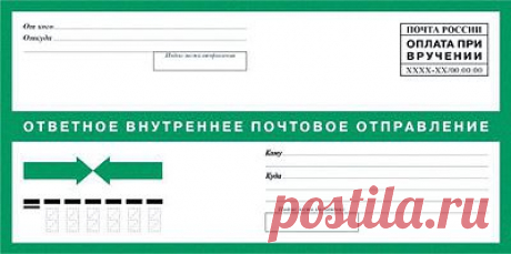 Почта России. Решения для бизнеса. Ответные внутренние почтовые отправления (ОВПО)