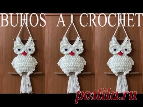 COMO TEJER BUHOS A CROCHET