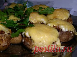 Шампиньоны фаршированные курицей | Само Совершенство