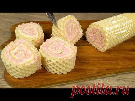 ЗАКУСКА С КРАБОВЫМИ ПАЛОЧКАМИ