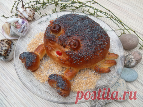 Пирог с рыбой крабик!