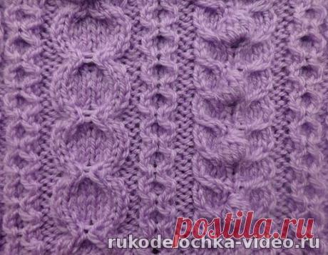 Узор для шапочки. (Видео мастер-класс).