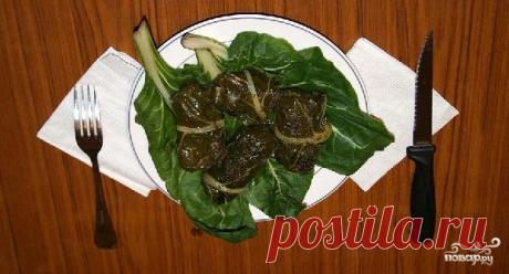 Голубцы из мангольда - пошаговый кулинарный рецепт на Повар.ру