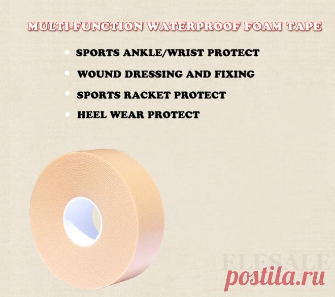 1 рулон, 2,5 см * 5 м, эластичная водостойкая пенопластовая лента, износостойкая наклейка на повязку, перевязку на рану, спортивный набор первой помощи для лечения дождя|Аварийные наборы| | АлиЭкспресс