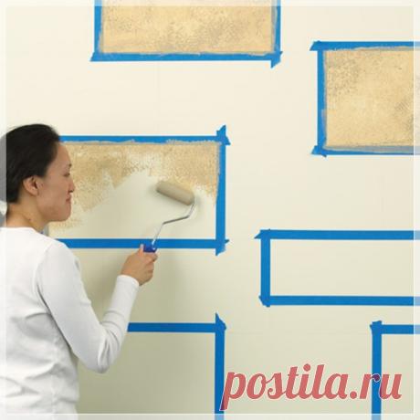 Креативная техника окраски стен "Старый замок": мастер-класс