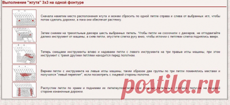 Выполнение &quot;жгута&quot; 3х3 на одной фонтуре