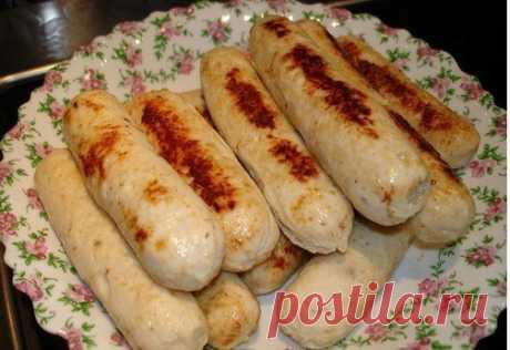Домашние куриные сосиски