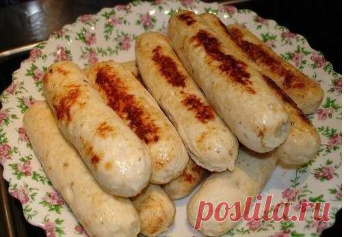 Домашние куриные сосиски
