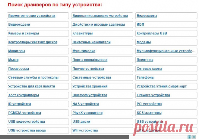 DevID.info — бесплатная система поиска и обновления драйверов