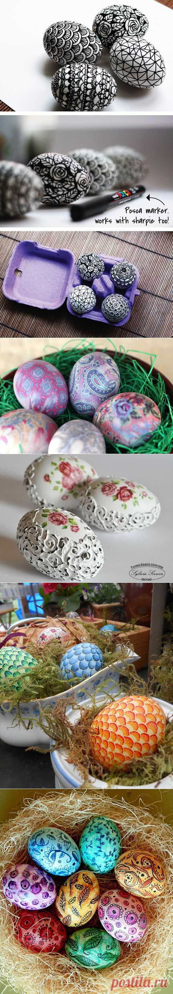 20 креативных идей по оформлению пасхальных яиц | VICER.RU