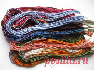 Таблица соответствия ниток HDF(Hand Dyed Fibers) и DMC. Нитки используются в дизайнах Victoria Clayton.