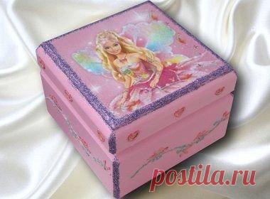 ШКАТУЛКА ДЛЯ ДЕВОЧКИ – КАК СДЕЛАТЬ САМОМУ? | Zabota | Яндекс Дзен