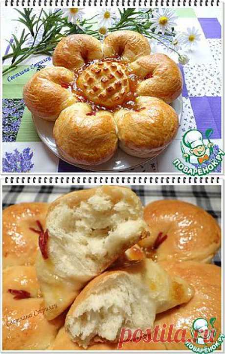 Пирог &quot;Цветок с джемом&quot;