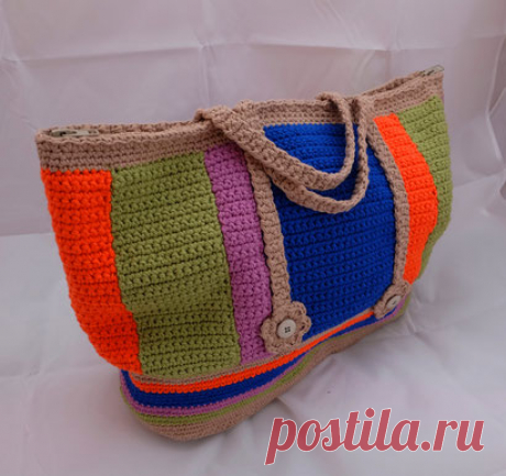Сумка вязаная крючком